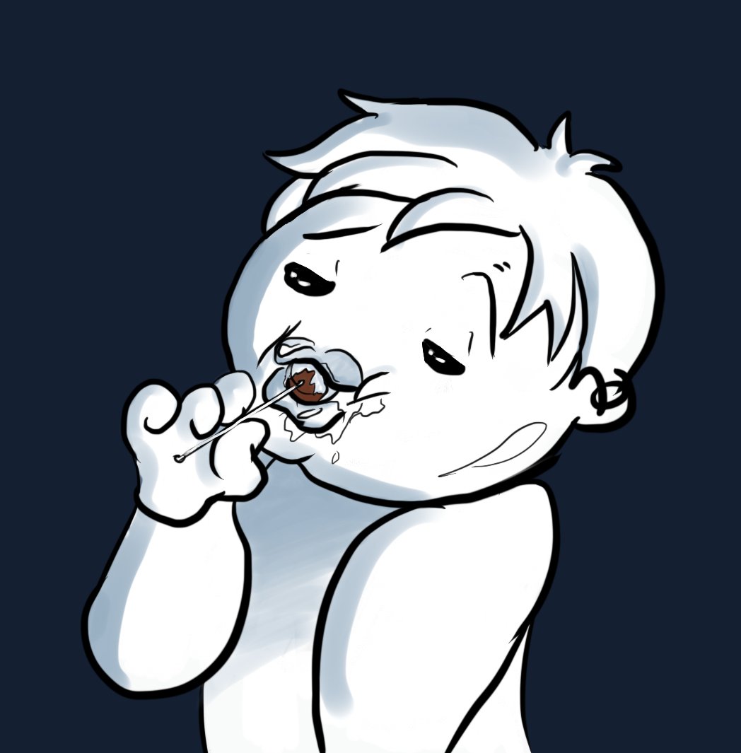 deweyeyeddope's tweet photo. Breaking Twitter silence for this @OneyPlays art, featuring a root beer sucker https://t.co/eTteVKmNfY