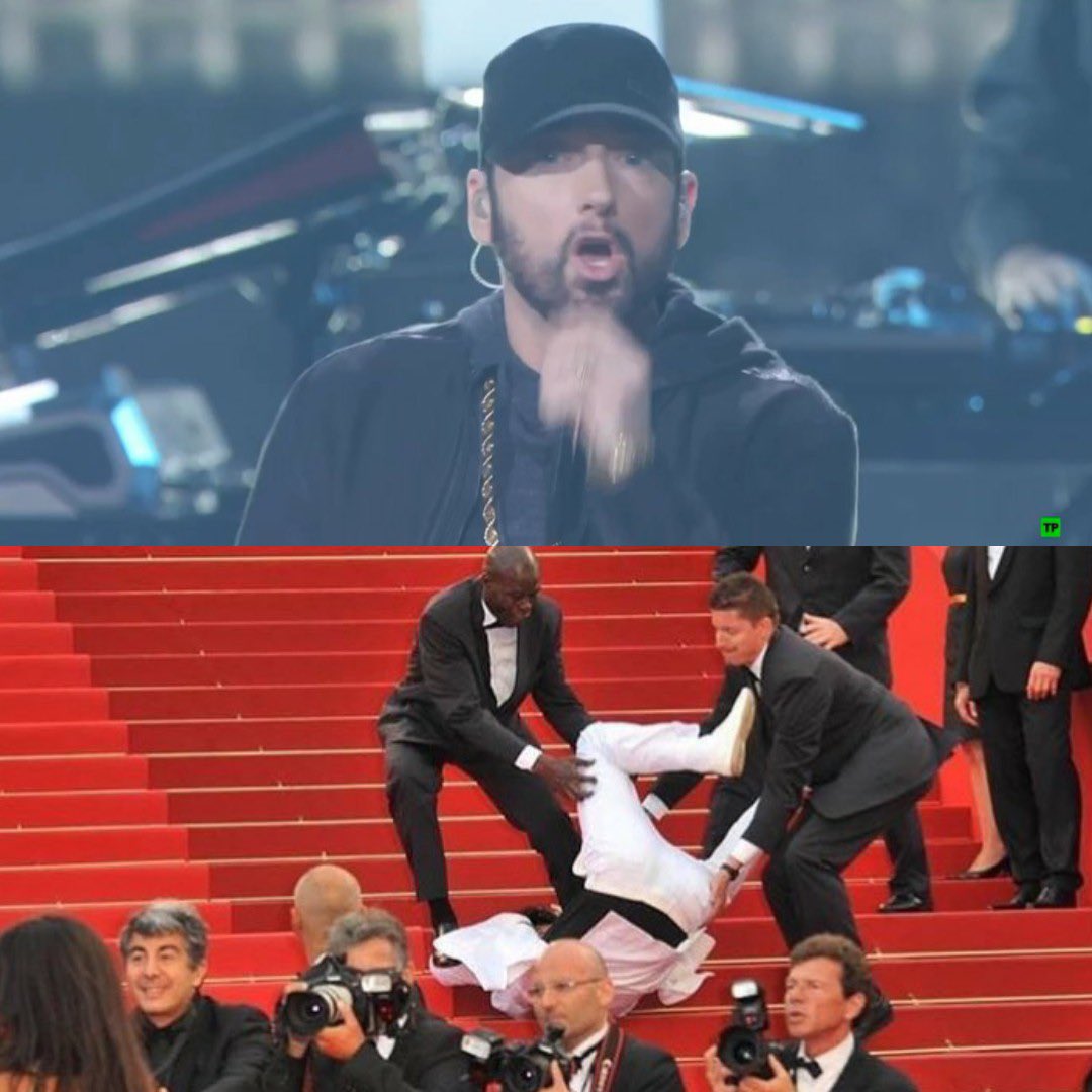 GabyMeza8's tweet photo. ¡Todos al ver a #Eminem interpretar el tema principal de #8Mile en los #Oscars2020! 🌞✨ https://t.co/1l3rNIWkuW