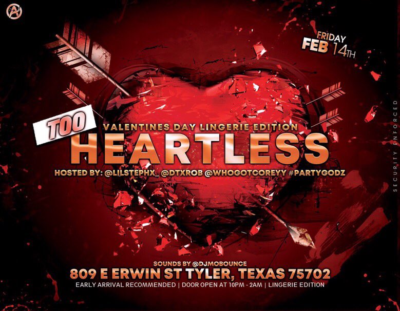 Emyia2's tweet photo. Don’t be a lame and stay in the bed this Friday come out #TooHeartless 🥃❤️😍 https://t.co/jTxYn9Nt6e