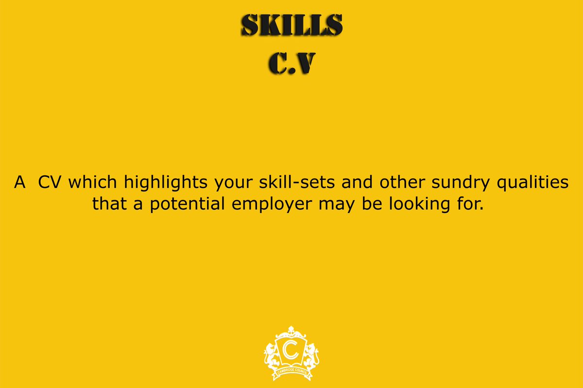 CambridgeCounci's tweet photo. The 3 formats of CV.
#CV #Resume #Format
#monday #job #GetAJob #LinkedInJobs #jobseekers #jobs
#JobSeekersSA https://t.co/5rp7zE6ZSj