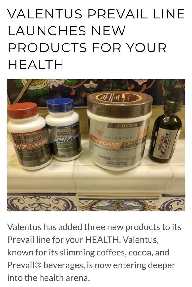 FitnessMamma's tweet photo. Give me my #Coffee ... ☕Start your day with #Valentus #SlimRoast #Coffee or Cocoa. Add delicious #Keto Creamer. Then mid day use #Prevail #Energy, #Immune & more. #LoseWeight Feel Great with #Valentus
Visit
https://t.co/QvOpwlTjon
#mondaythoughts #academyawards #Winning drink https://t.co/itZEnwihjf