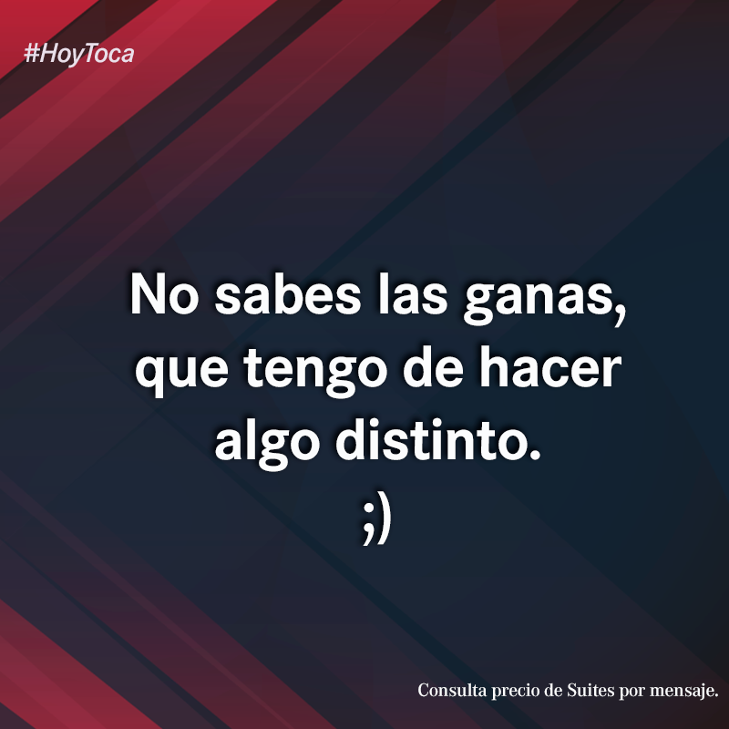Fin de semana, de probar nuevas cosas 😈
Y hoy tienes 6 horas para hacerlas en nuestras Suites🙈🙊 

#FelizViernes