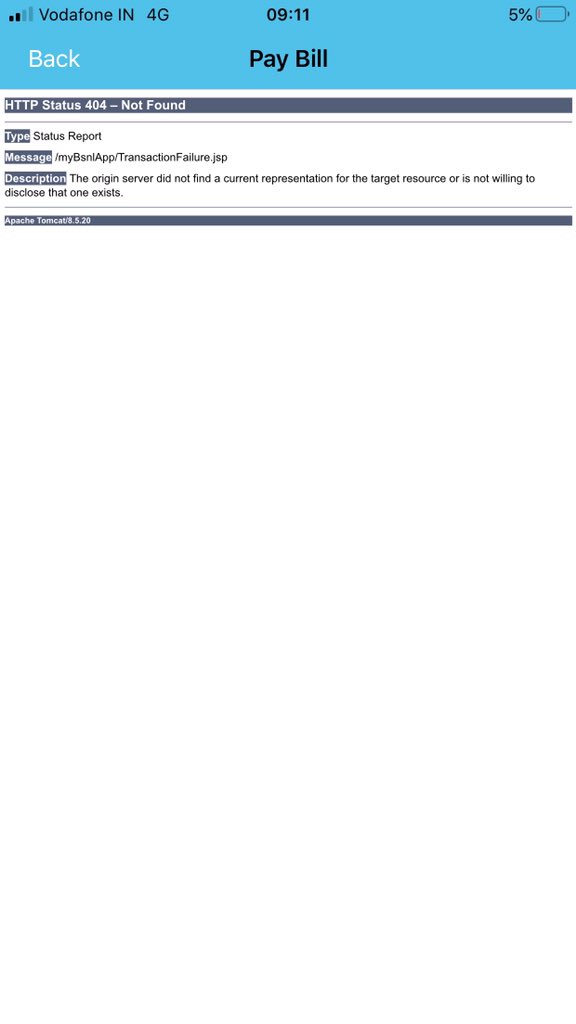 rtripathi6's tweet image. @BSNLCorporate @BSNL_GJ Alongwith your broken infra, you also need to fix your broken mobile app; Tried paying a bill via it and it throws a 404 error🙄...and before you respond mechanically, let me tell you upfront that you don’t need ANY details from me to fix this. #bsnlissues