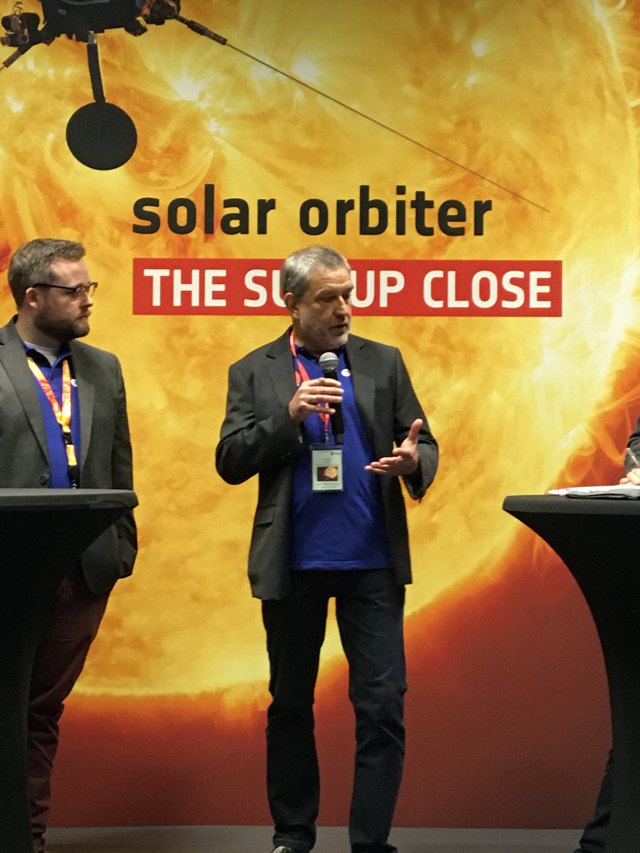 esascience's tweet image. ‘We are trying to better understand the Solar dynamo and for that we need information from the poles of the Sun, and that’s exactly what #SolarOrbiter will give us,’ Joachim Woch, instrument scientist, Max Planck Instit. 
for Solar System Research.