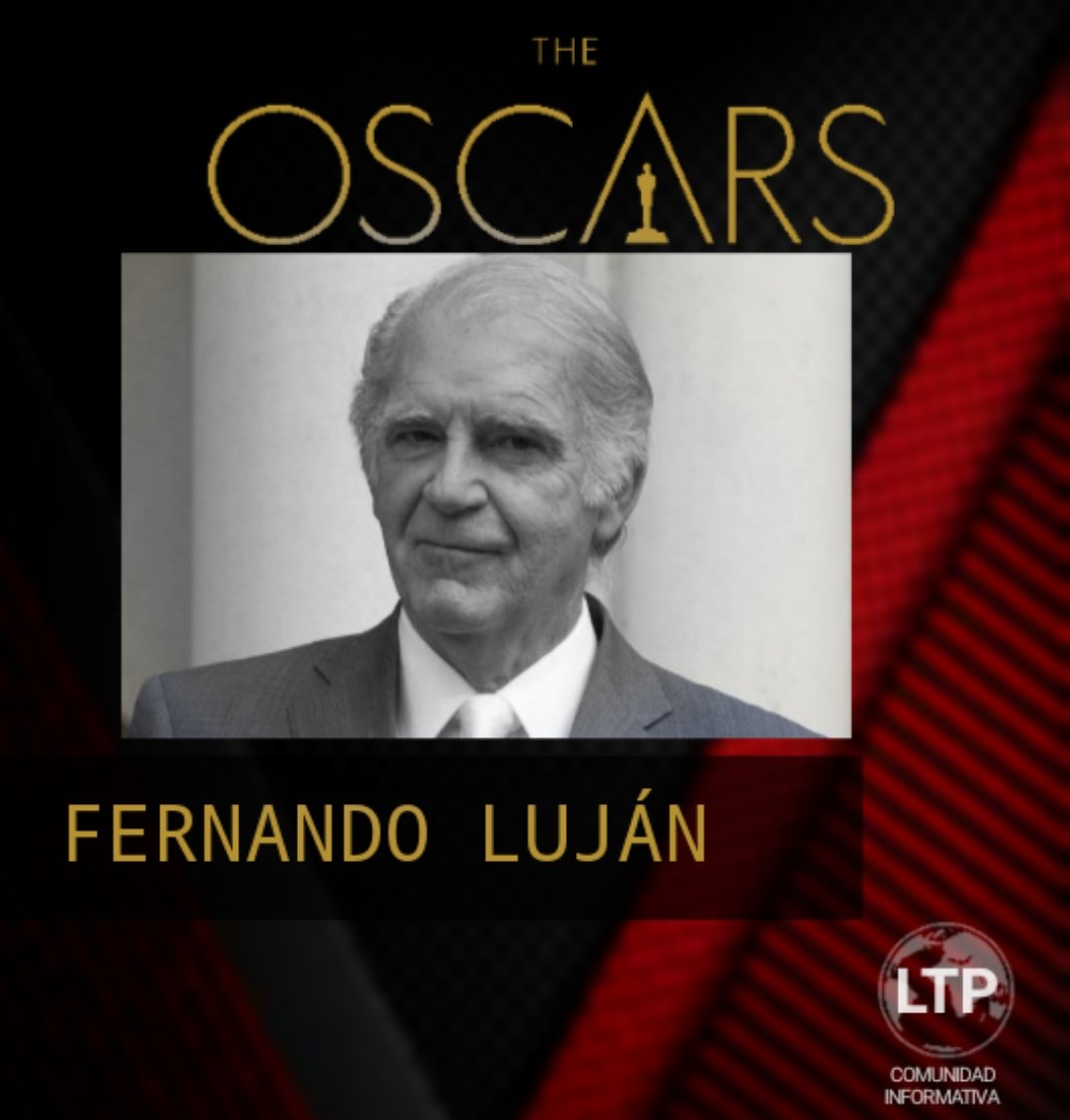 #Oscars2020
En la tradicional  sección 'In Memorian' en que La Academia despide a los miembros que se han ido en el último año, apareció el mexicano Fernando Luján.