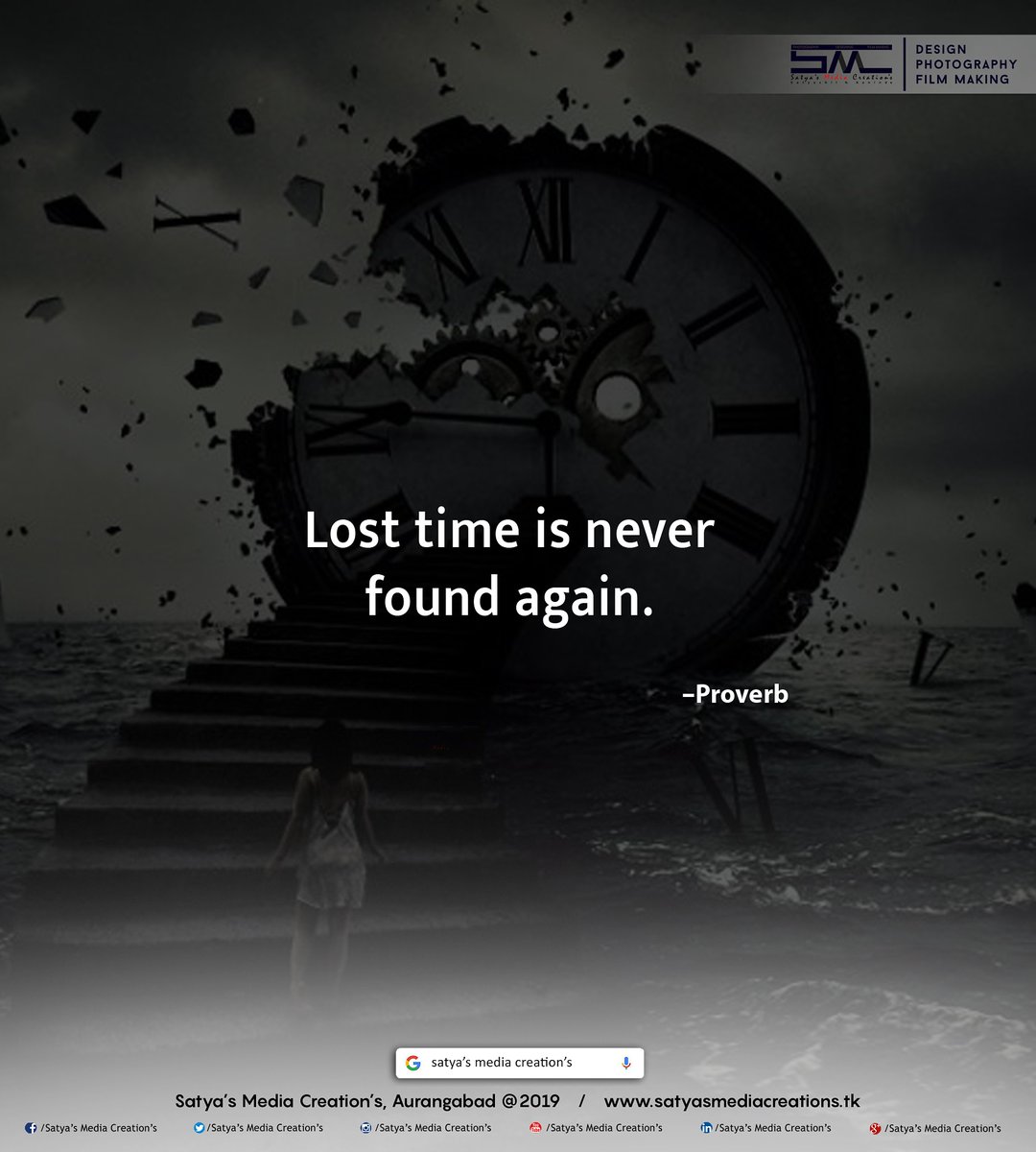 some_boys's tweet photo. Lost time in never #satyasmediacreations #Graphicdesign #logodesign #Graphics #creativedesign #creative #softdesign #trendypost #silentquotes #satyasquotes #learnpost #instapost #Quotes #silencequotes #digitalmarketing #proverdquotes #proverbs31woman #proverd #losttimeosnever https://t.co/zOYmEy0LHm