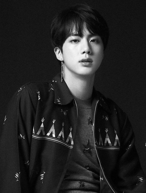 jin #진 #blackhair #white #loveyourselftour