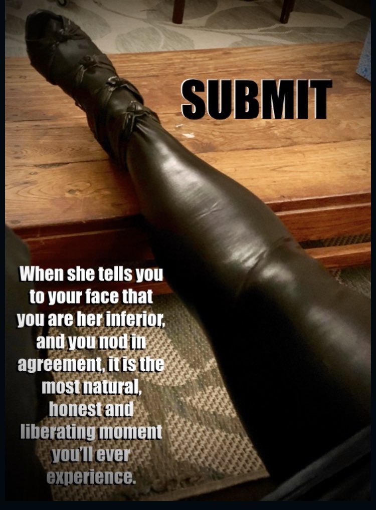 Femdom Captions Lick My Boots BDSM Fetish