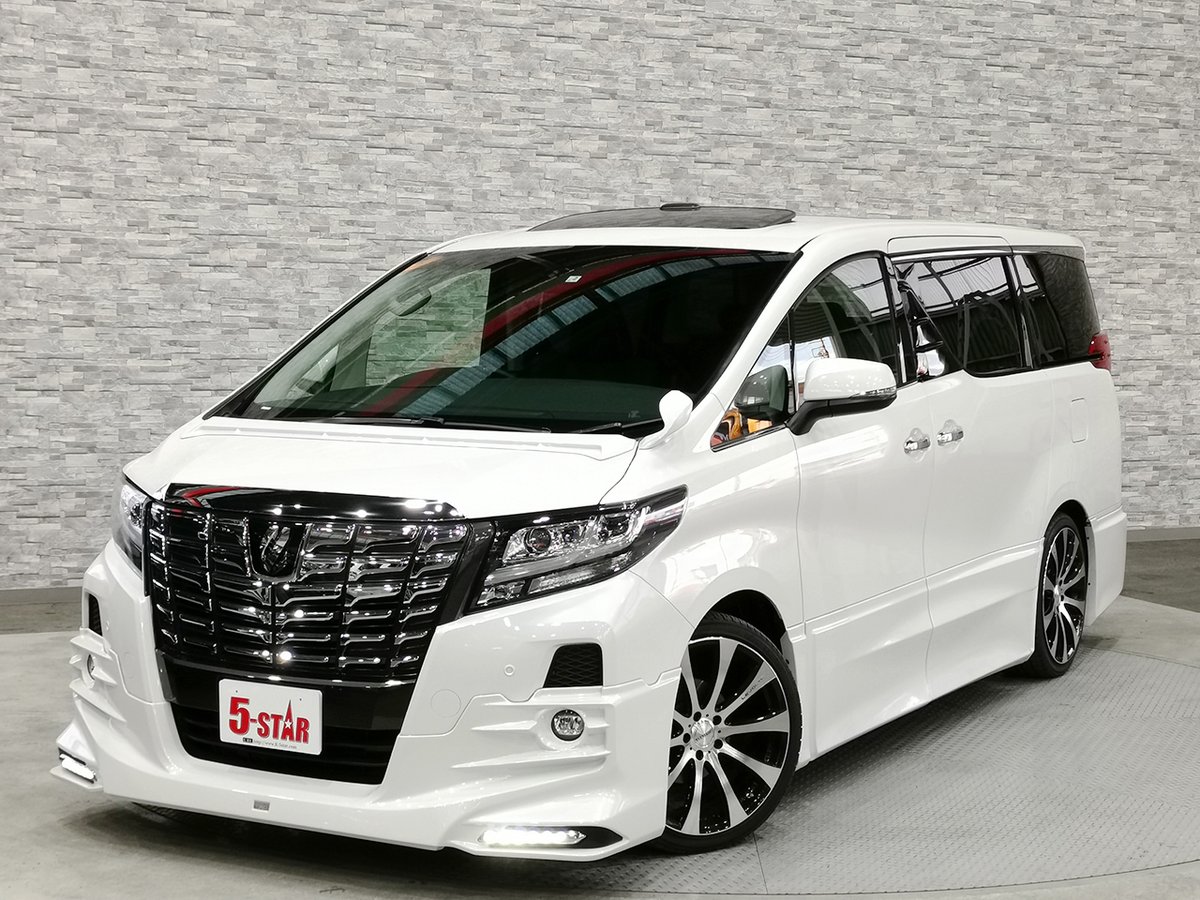 5 Star 越谷本店 Auf Twitter 新入庫で30系アルファードが入庫したのでご紹介します 見て分かる通りゴリゴリ感がハンパないッ フルエアロで車高調 大迫力の社外aw 内装は黒革のエグゼクティブシートになっておりゴリゴリだけど高級感も溢れ出しております