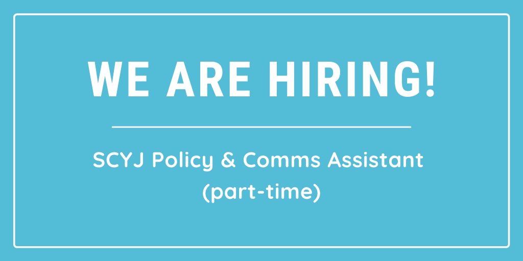 the_AYJ's tweet photo. Do you have a genuine interest in youth justice &amp; passion to push for change? We are looking for a part-time Policy and Communications Assistant to support our work with communication, policy, research &amp; administration - Details here: https://t.co/l9gGLQMwmE Please share widely! https://t.co/OVoXS9zELC