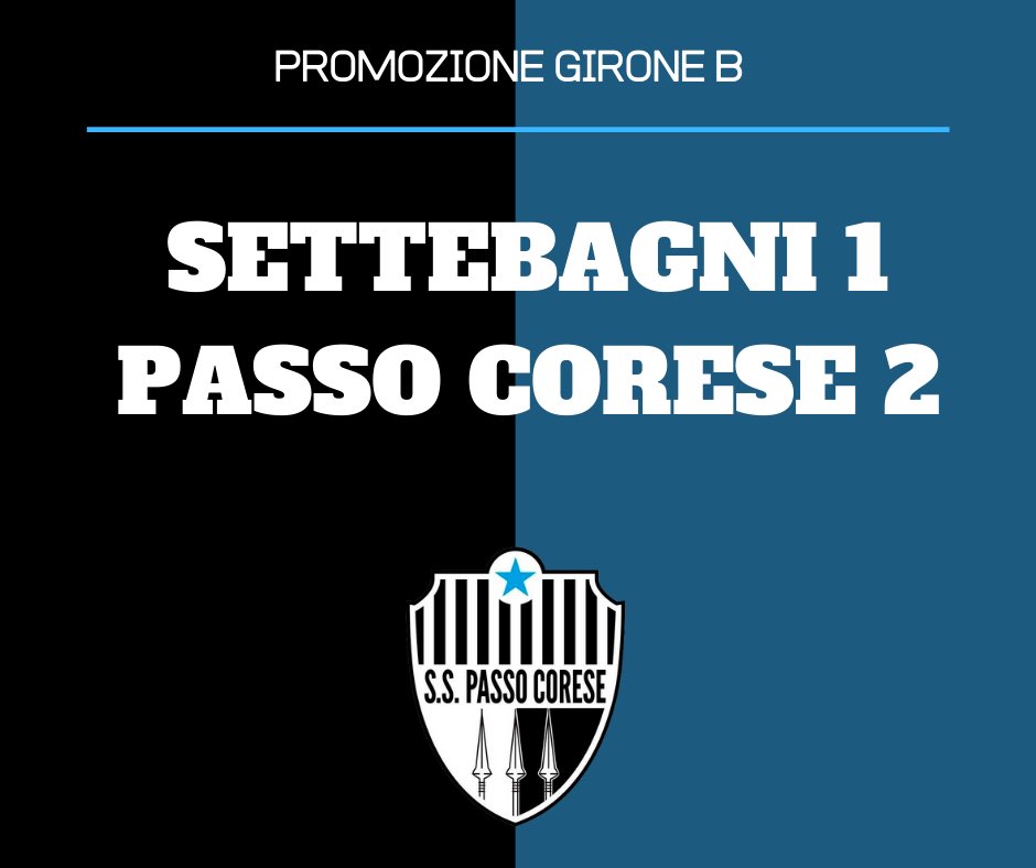 SSPassoCorese's tweet photo. PROMOZIONE| Settebagni- Passo Corese 1 - 2  https://t.co/IFbhHXv2a4 https://t.co/9mjM2t18Dv
