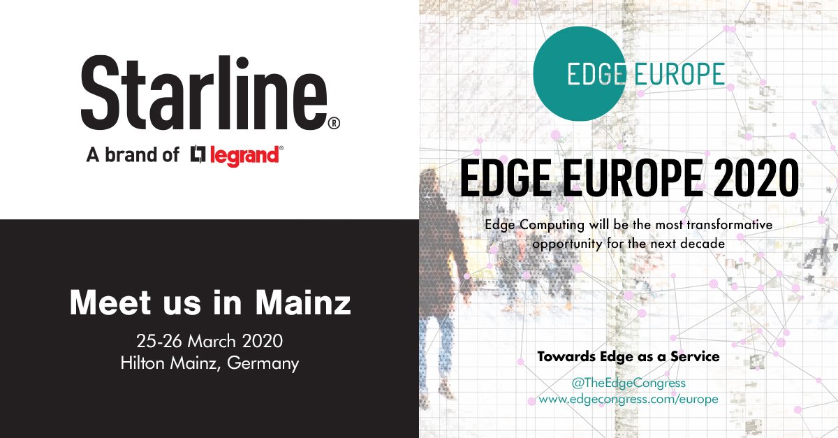 A truly connected world can only be facilitated by an all-encompassing Edge ecosystem. 

Connect with <a href="/StarlinePower/">Starline</a> at the event this coming March: 

edgecongress.com/europe

#connectedworld #edge