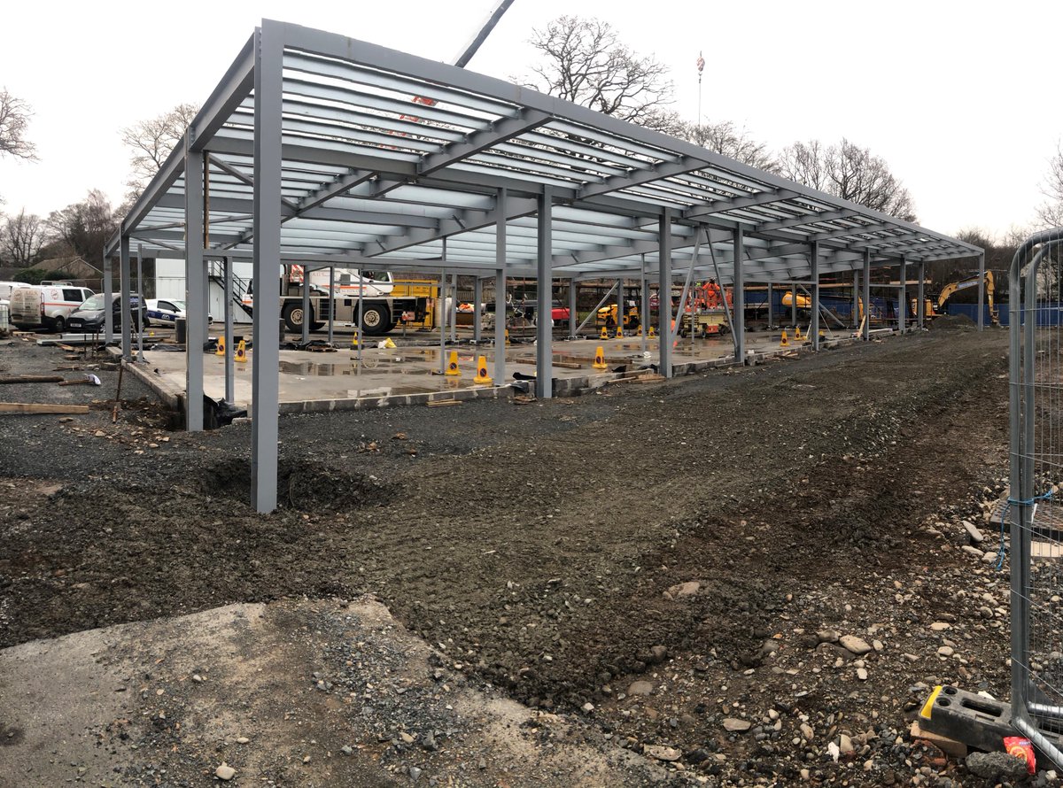 Our #StructuralSteelwork & #Cladding Division started 2020 off with a nursery project! The team are very excited for the end product - keep your eyes peeled for further progress pictures.

#BuildingYourFuture #ConstructionUK #EducationalBuildings