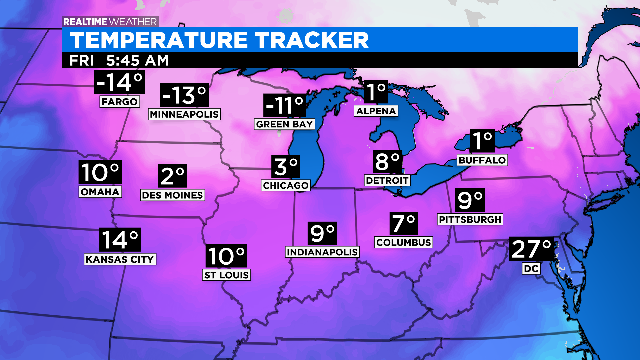 MeganGlaros's tweet photo. Ugh! Friday morning will be VERY cold! https://t.co/CbUeWGhbHY