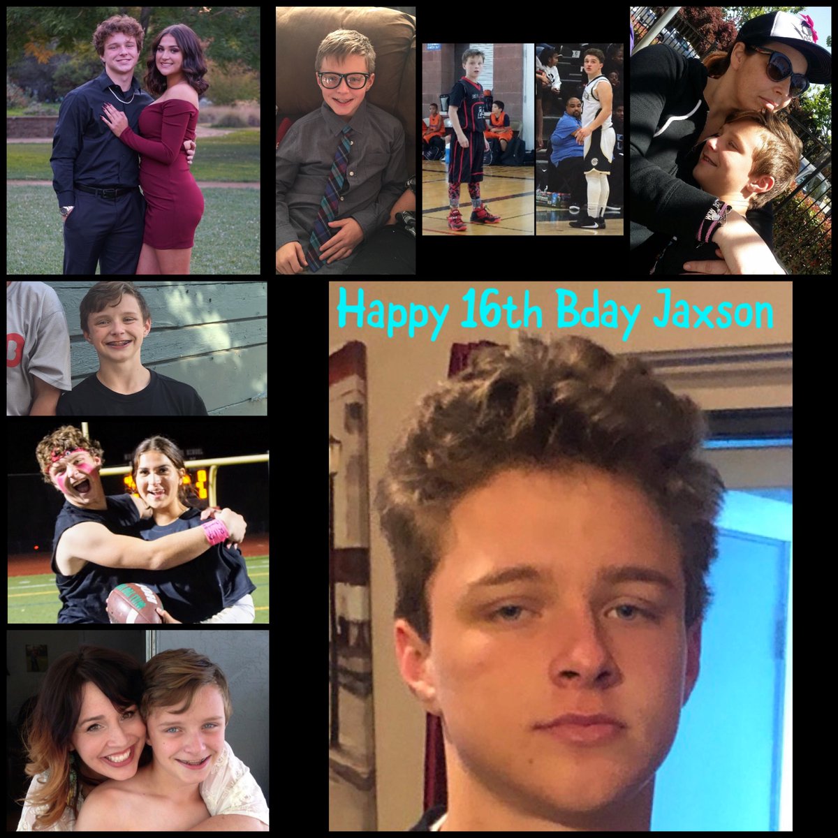No matter how old you get, know that you will always be our baby. We love you with all our heart. From your amazing smile to your infectious laugh, wicked sense of humor and kind soul. Happy 16th Bday Jaxson aka my sunshine. We love you 🎂♥️
