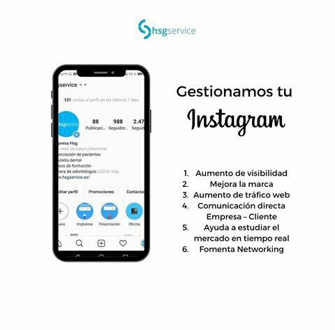 ServiceHsg's tweet image. Potencia tu negocio usando un perfil profesional en Instagram. ¿No tienes tiempo para publicar posts en tu cuenta? ¿Quieres #ganar más #seguidores Nosotros te podemos #gestionar tu Instagram. Pide presupuesto sin compromiso.