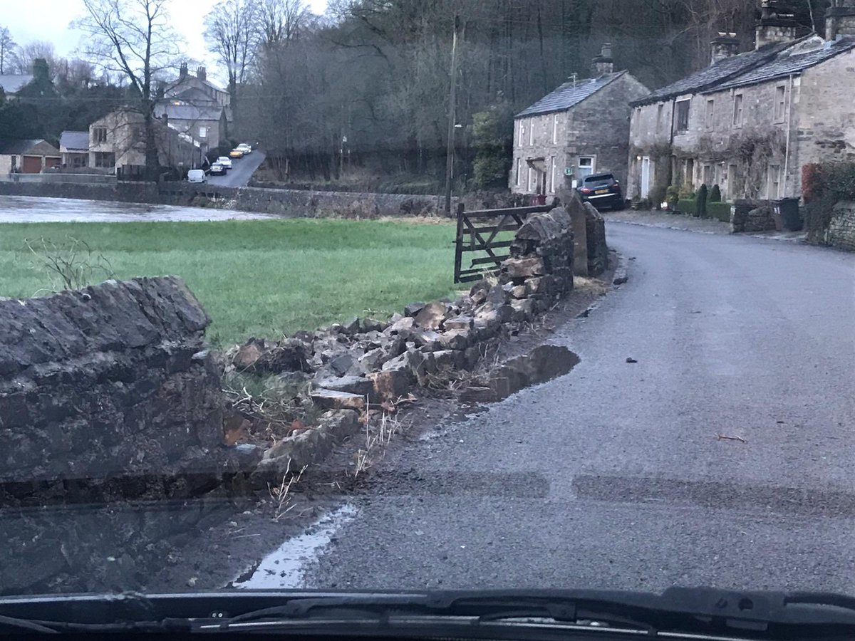 BeebeeBolton's tweet photo. Assessing flood damage this morning now Ribble flood waters are going down @BoltonCath #stormchiara @NFUtweets @NFUNorthWest @nigelmp @RibbleTrust @forestofbowland https://t.co/Ust8ixjjtp
