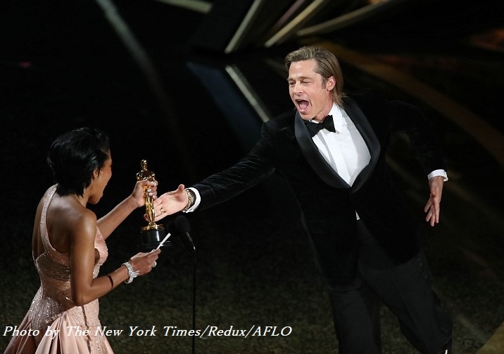 キュートなブラピ、集まりました 🥰#アカデミー賞2020 #AcademyAwards #academyawards2020 #Oscars #ブラッド・ピット #BradPitt #OnceUponATimeInHollywood #ワンハリ