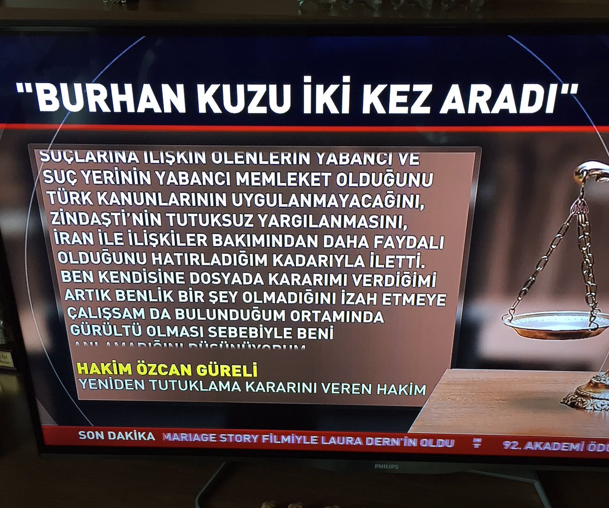 Then today Habertürk's  @msekeroglu1 reports that following acquittal of Zindashi (who was facing multiple charges) Judges & Prosecutors Board assigned inspectors. Judge that ruled for acquittal testified that he was pressured by former AKP MP Burhan Kuzu.
