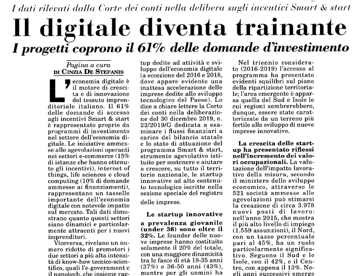 infocamere's tweet photo. La #webeconomy è il motore di crescita e di #innovazione del tessuto economico del Paese "Il #digitale diventa trainante" via @ItaliaOggi 🚀Ogni lunedì nomi e dati aggiornati su https://t.co/5WGZnCRnFG @unioncamere @smartandstart @PE_Italia @Ambrosetti_ @AgidGov https://t.co/YVO0ttXLgZ