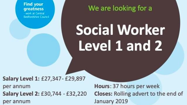 letstalkcentral's tweet photo. We are looking for Level 1 and 2 Social Workers to join our progressive teams and in return you will have the opportunity to develop your career and find your greatness. Find out more and apply here: 
https://t.co/zORpGsePfG https://t.co/AAUAwWdN2Q