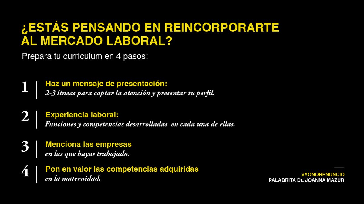 malasmadres's tweet photo. 'La reincorporación laboral, cómo enfocar un currículum', nuevo post en el blog hoy con Joanna Mazur de @workingmamaES.

👉 Puedes leer el post completo aquí: https://t.co/l60iA4Lhni https://t.co/1Wznk6hClP