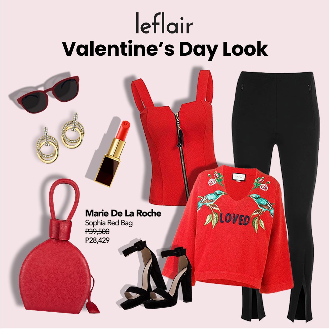 leflairph's tweet photo. Whether you're going solo or on a romantic date this Valentine's Day, we're sure you'll be turning heads with this stylish look! Shop at https://t.co/4ey0eVPDJk #ShopAtLeflair #LeflairPH https://t.co/2bjCson5Nb