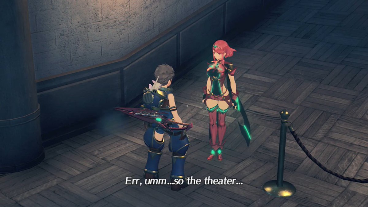 Also the fact she tries to play it off makes it even worse  #Xenoblade2