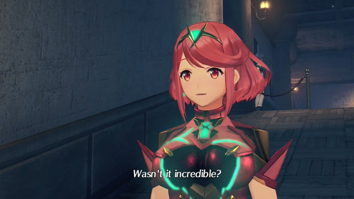 Also the fact she tries to play it off makes it even worse  #Xenoblade2