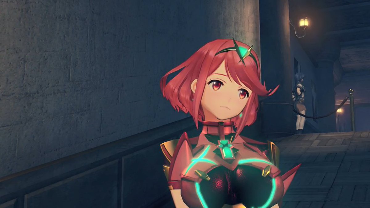 Also the fact she tries to play it off makes it even worse  #Xenoblade2