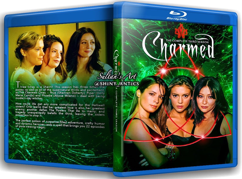 ShinyAntics's tweet photo. #Charmed Season 3 #bluray cover. #CharmedBluray #CharmedDVD #CharmedBluraycover #ChatmedDVDcover #Charmedboxset #CharmedBlurayboxset #CharmedDVDboxset #CharmedCW #TheCharmedOnes #CharmedSeason3 #PrueHalliwell #Bluraycover #DVDcover #Blurayboxset #DVDboxset https://t.co/W4jz1Sgi2y