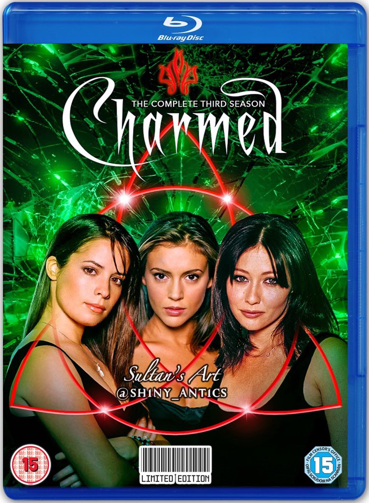 ShinyAntics's tweet photo. #Charmed Season 3 #bluray cover. #CharmedBluray #CharmedDVD #CharmedBluraycover #ChatmedDVDcover #Charmedboxset #CharmedBlurayboxset #CharmedDVDboxset #CharmedCW #TheCharmedOnes #CharmedSeason3 #PrueHalliwell #Bluraycover #DVDcover #Blurayboxset #DVDboxset https://t.co/W4jz1Sgi2y