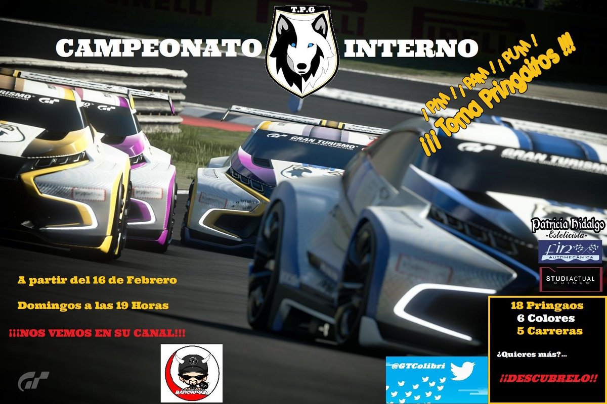 TeamPringaos's tweet photo. ¡¡¡Pues al fin nos hemos decidido!!!Con tantas ganas como nervios lanzamos nuestro primer campeonato.
Espero que sea el primero pero no el último y en un futuro ampliar la participación.
Nos vemos este domingo 16 (19h) en el canal de @baronpozi ¡Gracias por confiar en nosotros! https://t.co/X0DeMzM4hr