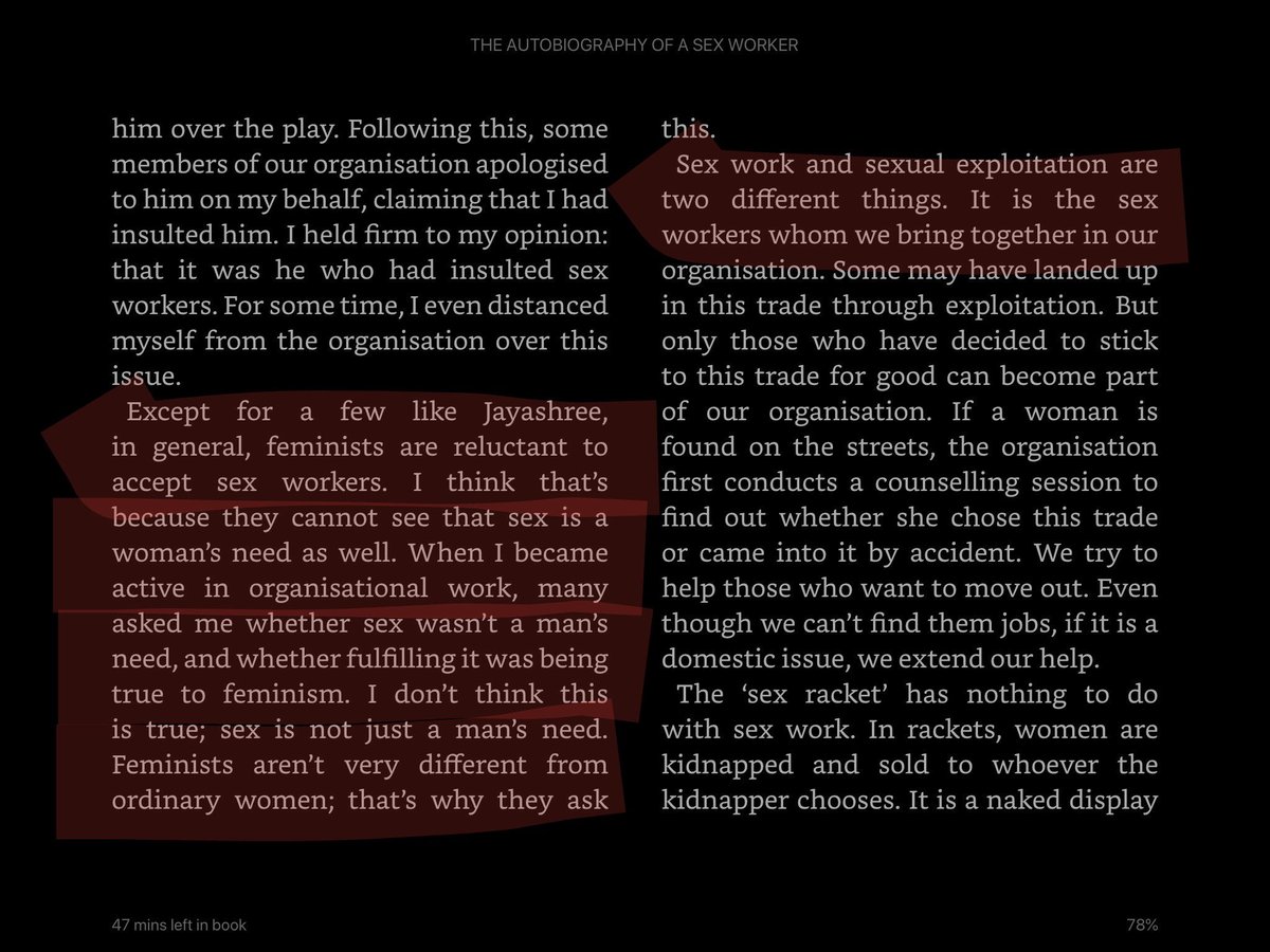 nmkumarreddy's tweet photo. Lying on a hospital bed,thinking about what can be done to make hospitals more fun and reading this book ‘The Autobiography of a Sex Worker’ suggested by a senior member at an NGO which works for the welfare of Sex Workers I recently started associating with. https://t.co/1VNWJ1tIGu
