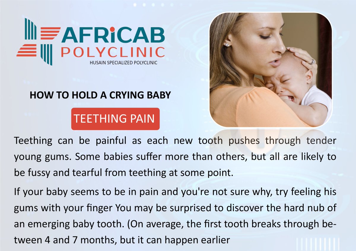 AfricabP's tweet image. Wakati wa kuoata  Meno kwa MTOTO! Ni sababu moja wapo inayomfanya mtoto awe analia mara kwa mara.

@DocFaustine @umwalimu @wizara_afyatz @masumbukonamaj1 

 #AfyaYaMamaNaMtoto #Mtoto #MamaNaMtoto #AfyaYako #AfyaKwanza #Mama