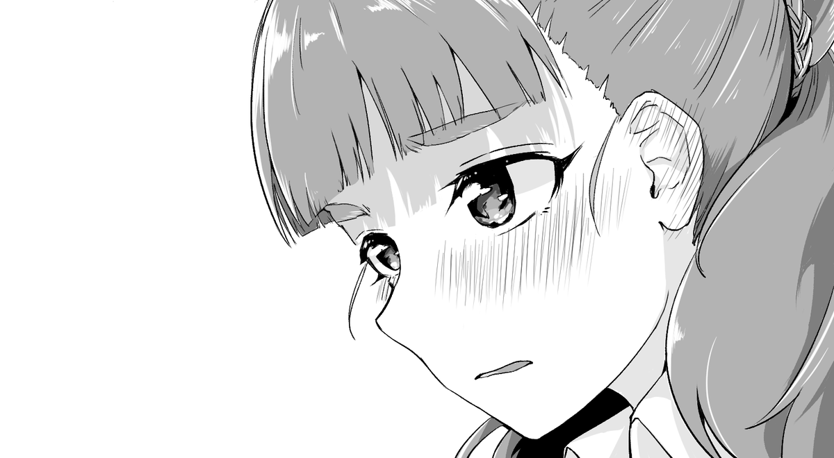 前髪から落ちた影を描きたかっただけ 