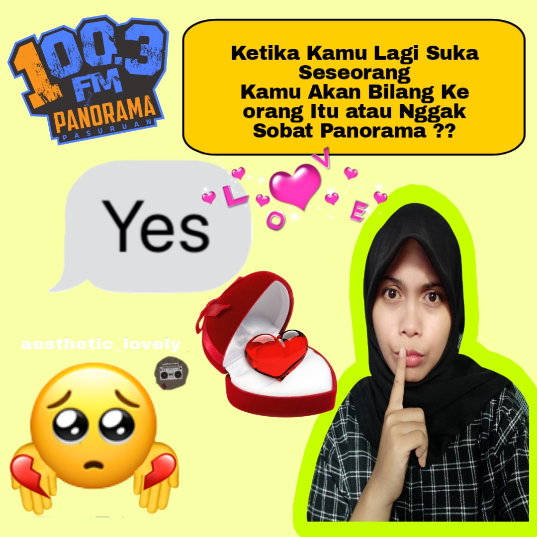 Ketika Kamu Lagi Suka Seseorang
Kamu Akan Bilang Ke orang Itu atau Nggak Sobat Panorama ?? #PerasaanTulusku

Merapat yuk sambil Request #LaguAsikPanorama dan jangan lupa salam salamnya bareng Moya di #SoreSoreSeru #InfoNTipsSeru