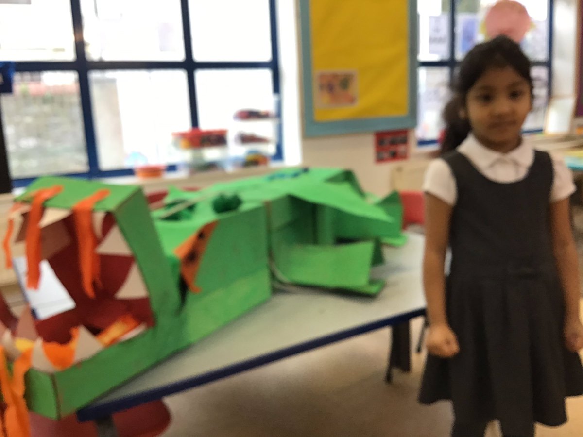 Stpcardiff's tweet photo. We have used the i pads to take photos of us with our class dragon. Mrs O’Brien asked if we wanted our photos taken and posted on Twitter. We said yes!  #digitalcompetenceframework #nurseryam https://t.co/HKHv0ORXtQ