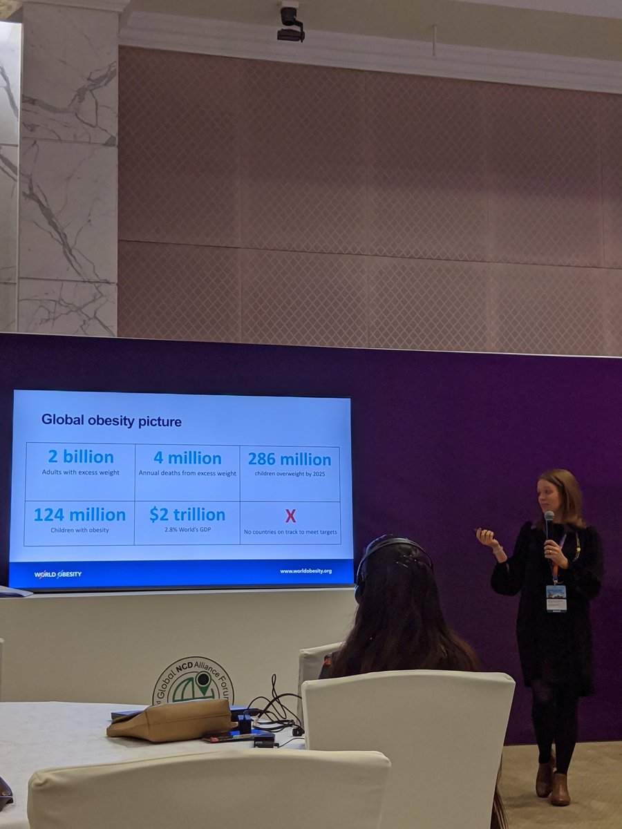 Childhood obesity is ⬆️ and by 2030 levels are expected to reach 254 million. Currently there are no countries that are on track to meet the targets!  @hannahbrins @WorldObesity kicks off the 'Transforming the narrative of childhood obesity'. #youthNCDs #beatNCDs #NCDAF2020