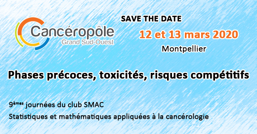 CanceropoleGSO's tweet photo. 📢 J-2 pour soumettre un poster aux prochaines Journées du Club SMAC 📢
Merci de liker, partager et diffuser !
Plus d'infos et inscriptions : https://t.co/Llp3iMVhBE
#SMAC2020 #Biostatistiques #Cancer #EssaisPrécoces https://t.co/kRnmGish0k