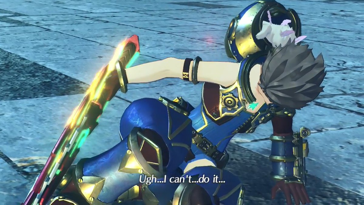 The end of chapter 3 is one of my favorite moments in the game for various reasons but one of them is how desperate this part feels  #Xenoblade2