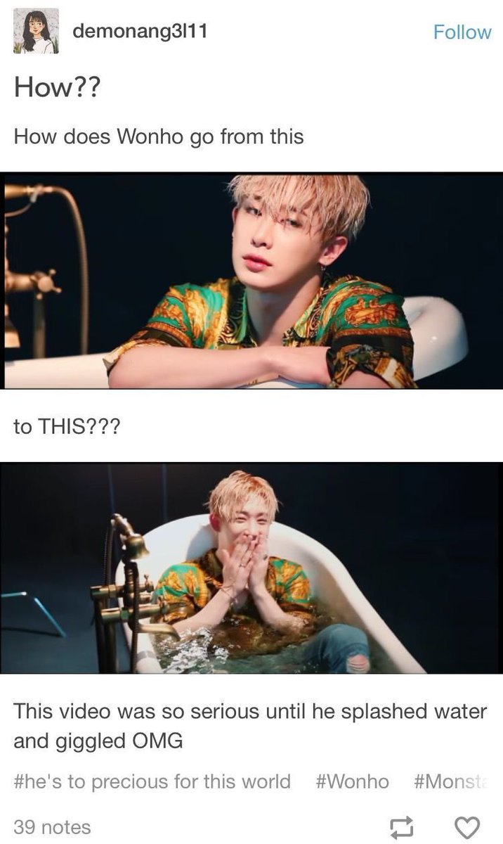 ourlovelywonho's tweet photo. @MonbebeGermany @MyHeartIsInSoKo @STARSHIPent @OfficialMonstaX Wonho's expression are amazing ! It's in part why he's so good with duality 💕 The fourth pic' it's so true !!! 😂
#OneMoreForWonho
#TogetherWithMonstaX
#오늘은_어제보다_네가_더_그리워
@STARSHIPent
@OfficialMonstaX https://t.co/eFz16naeCW