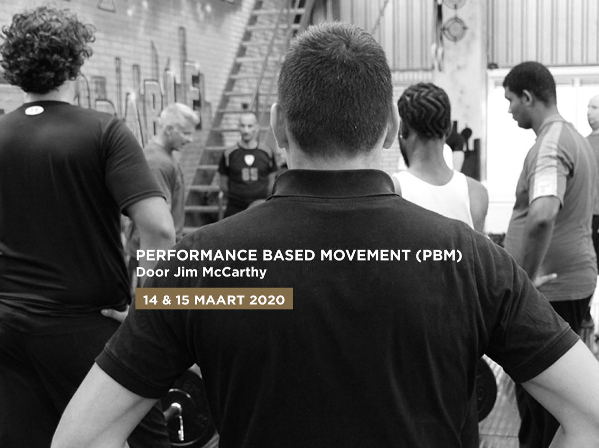 Voor fysio's en S&amp;C coaches: In het weekend van 14 en 15 maart komt Jim McCarthy naar Nederland. Hij zal bij samenwerkingspartner <a href="/Pro_F/">Pro-F Fysiotherapie</a> Academy een cursus Performance Based Movement (PBM) verzorgen. Kom je ook? academy.pro-f.nl/product/jim-mc…