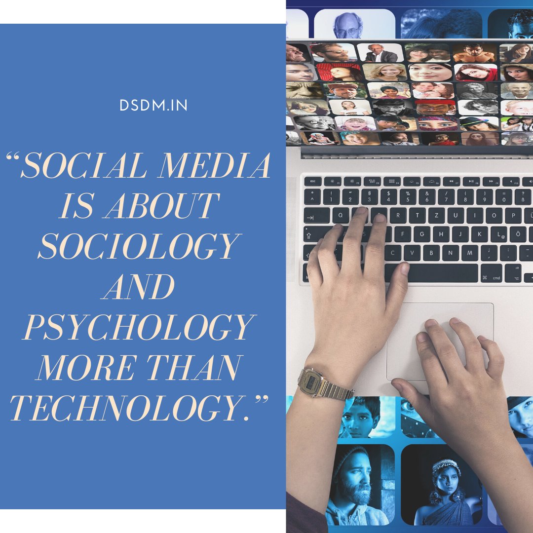 'Social media is about sociology and psychology more than technology.' 
#socialmedia #socialmediamarketing #socialmediatips #socialmediastrategy #socialmediamanager #socialmediamanagement #socialmediamarketingtips #socialmediamom #socialmediatip #socialmediaagency