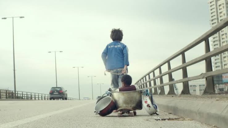 capernaum (nadine labaki, 2018)- a 12 year-old lebanese boy decides to sue his parents in protest of the life they have given him- realitisic depiction of the struggle of children born into poverty & why they commit crimes at an early age- sad but hopeful at the same time