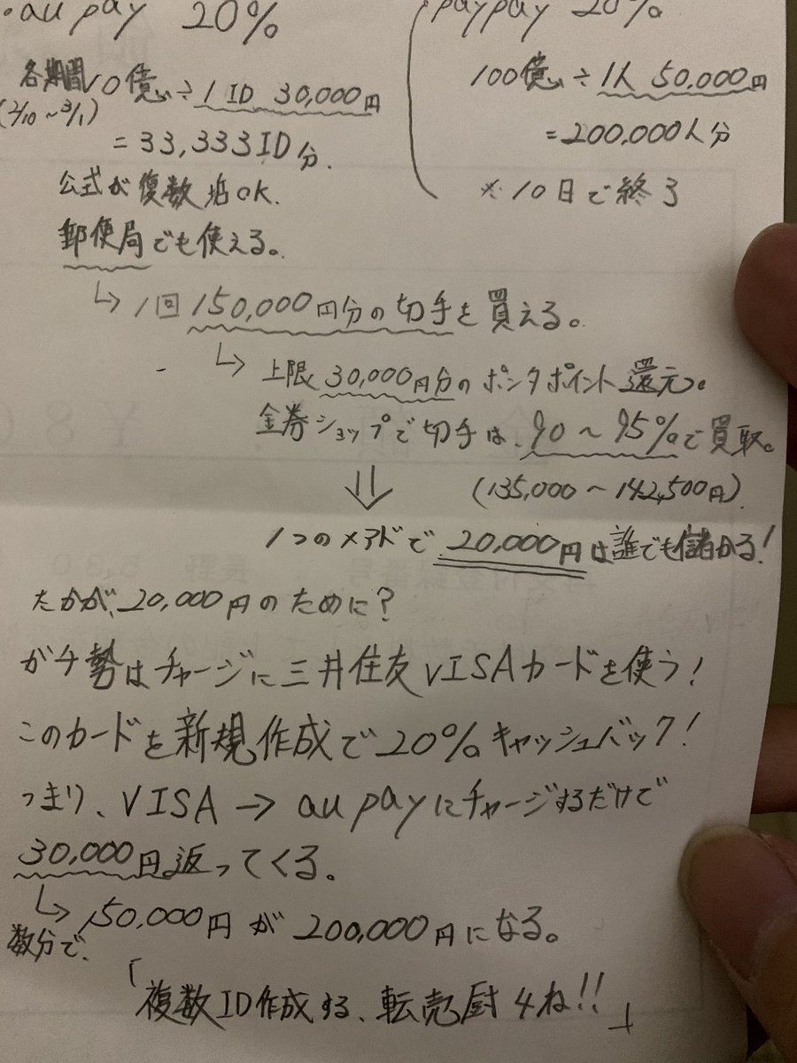 かれーちゃん V Twitter とりあえず今日で10億円分は浪費され明日で今週分の還元は終了です 転売厨はさておき有意義な使い方は 今月半額の牛角でaupay払いで最高70 還元 ローソン ファミマ ローチケ ファミポート ディズニーチケットなども でdポイント