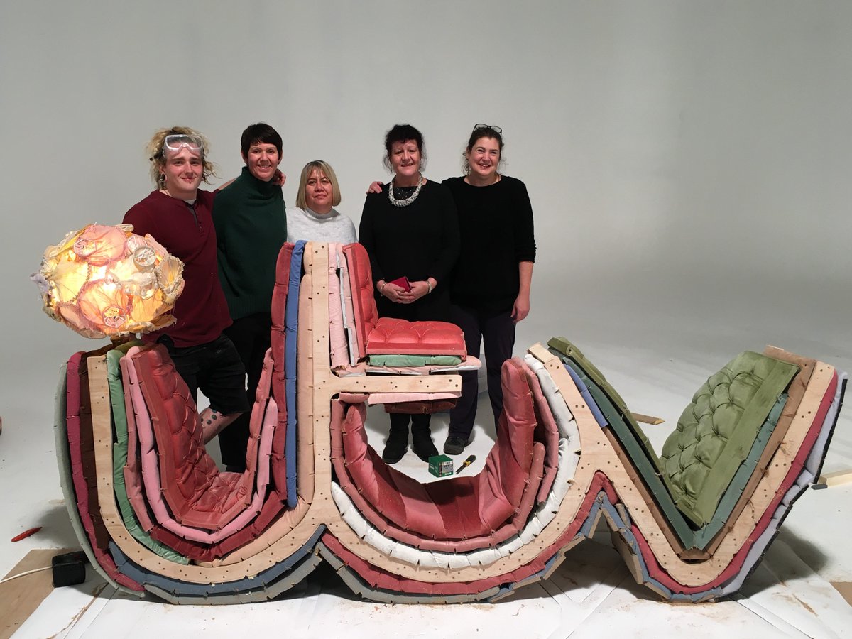 Watch out for us on ITV this week! Our team worked with St Leonards-based artist Hermione Allsopp to create an ITV ident that will be popping up on ITV throughout this week.
Find out how we transformed unwanted headboards into this eye-catching ident at itv.com/itvcreates