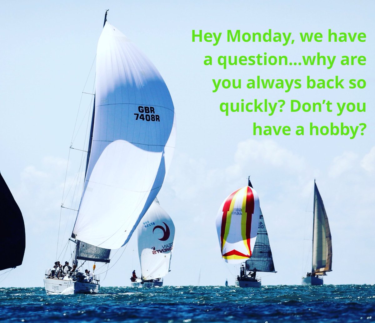 Maybe it should take up sailing?! 🤔 #mondaymotivation #sailing #teambuilding #challenge #mondaymorningblues #Mondaymorning