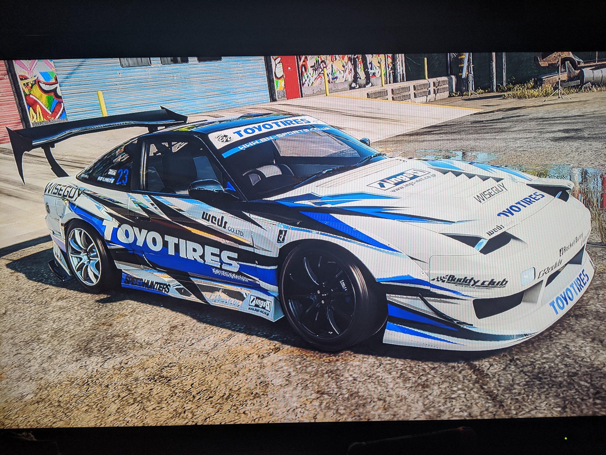 新品　NISSN 180sx ハイストーリー　日産　ドリフト 2023年も皆さん応援ありがとうございました！ 昨年より少し成長