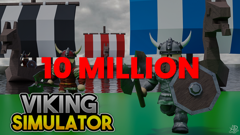 Romonitor Stats On Twitter Congratulations To Update Viking Simulator By Sellout Studios Undonebuilder For Reaching 10 000 000 Visits At The Time Of Reaching This Milestone They Had 3 680 Players Play Their Game - weapon simulator visits roblox